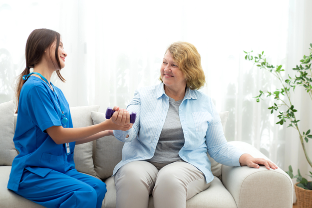 asian-caregiver-woman-nurse-training Asian caregiver woman or nurse training senior woman